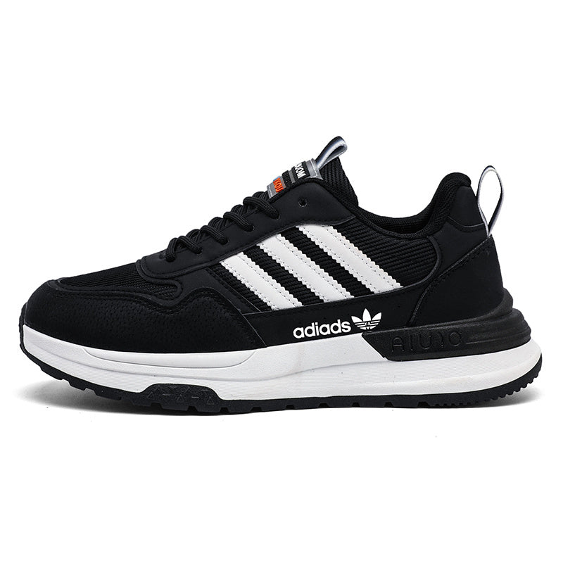Men's Lightweight Breathable Mesh Running Shoes with Thick EVA Sole