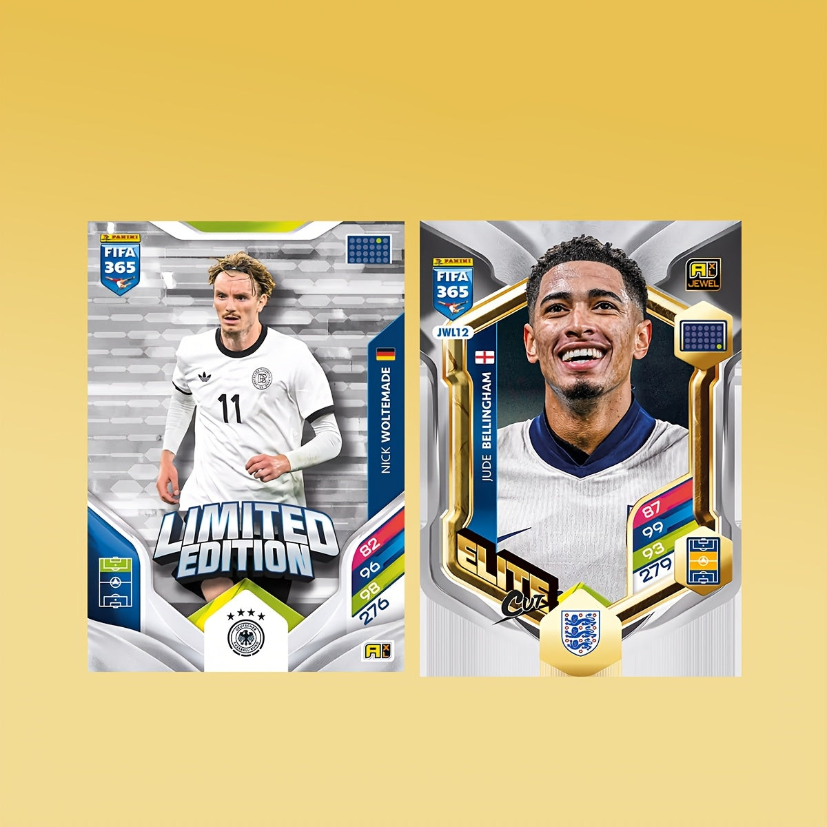 Panini 2026 FIFA 365 Դասական հավաքածուի քարտեր աստղային կպչուն պիտակներով
