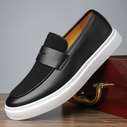 Men's Low Top Slip-On Skate Shoes - Casual All-Season Sneakers