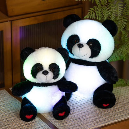 Illuminated Panda Plush Toy Night Light for Nursery, Perfect Gift for Toddler Girls' Birthdays