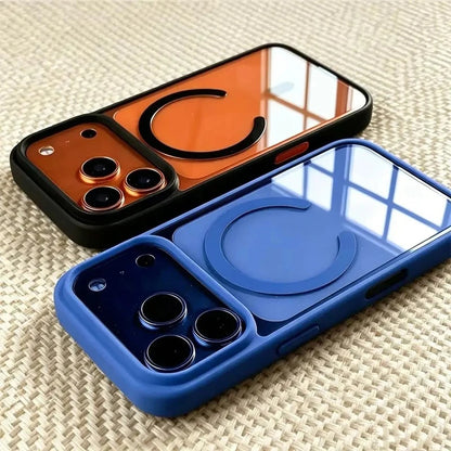 Magnetic Transparent Phone Case for iPhone 18 Pro Max with Wireless Ch