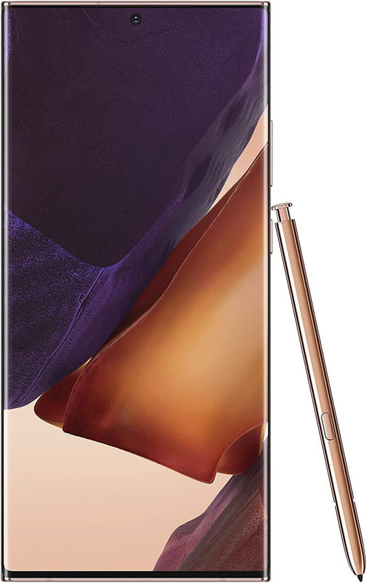 SAMSUNG Galaxy Note 20 Ultra 5G Cell Phone, Factory Unlocked Android Smartphone, 128GB, S Pen Included, Mobile Gaming, 6.9” Infinity-O Display Screen, Long Battery Life, US Version, Mystic Bronze