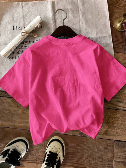 Ladies' Casual T-shirt With Letters, NEW NY USA Pattern, Circular Nect, Summer And Spring Fashion Clothing