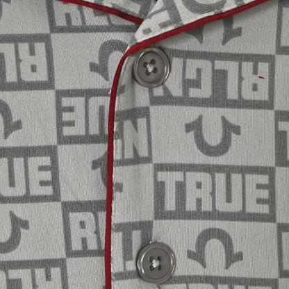 True Religion Boys 2-Piece Pajama Set with Button Front Top