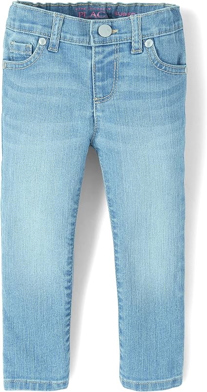 Girls Super Skinny Jeans in Victory Blue Wash, Size 4