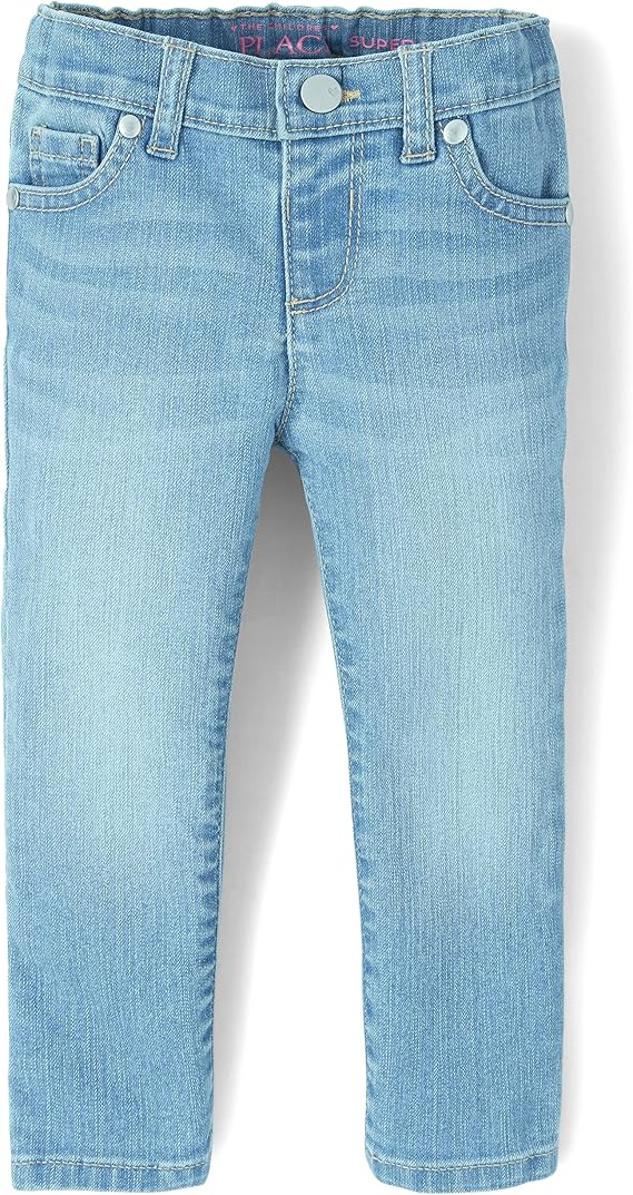Girls Super Skinny Jeans in Victory Blue Wash, Size 4