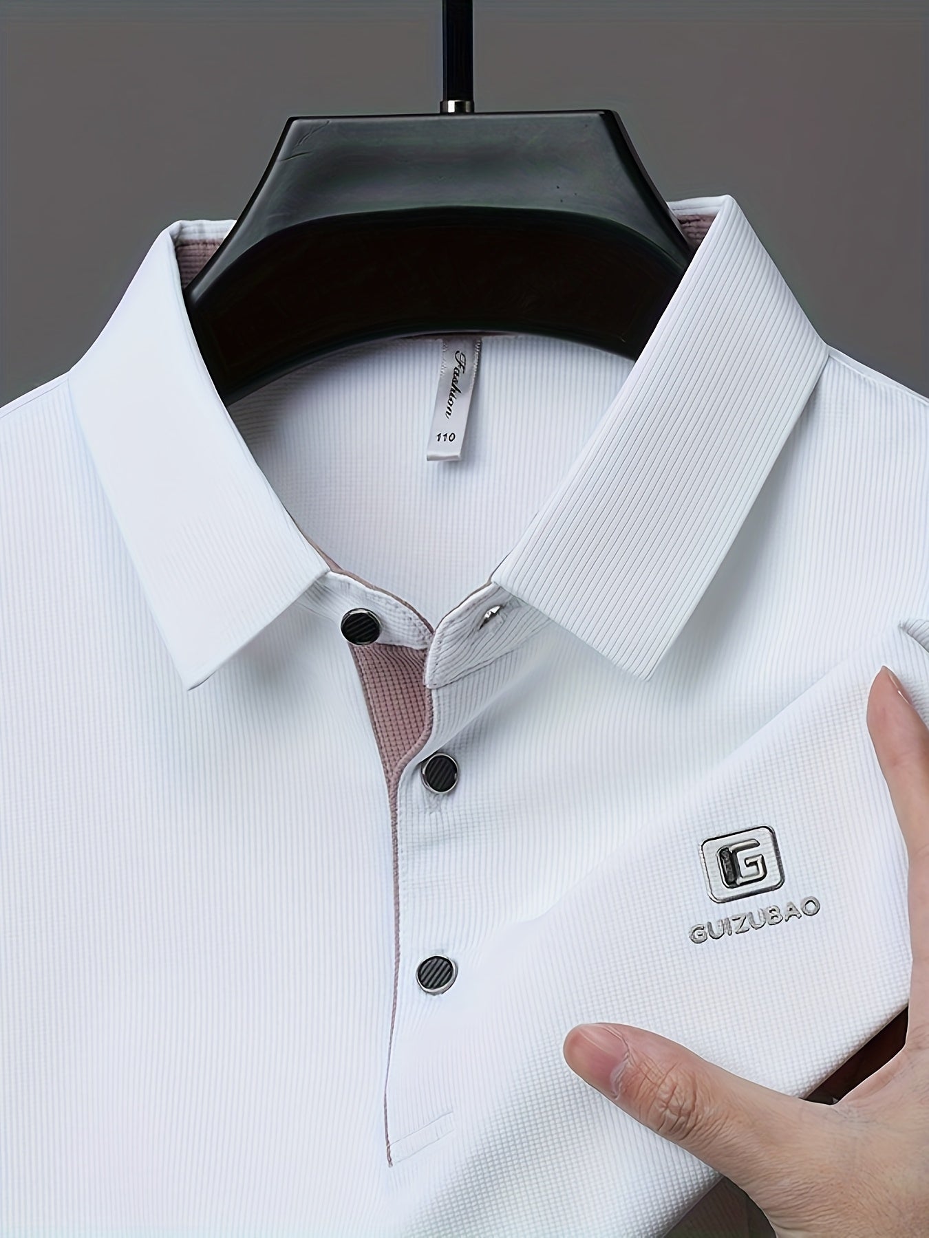 Men'S Summer Short-Sleeve Polo Shirt, Versatile T-Shirt Suitable for Everyday Wear - ayq