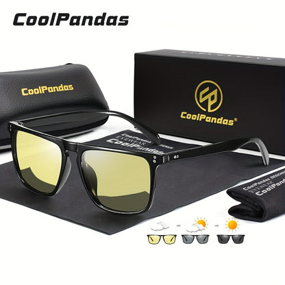 Photochromic Full Rim Sunglasses for Men and Women, UV Protection