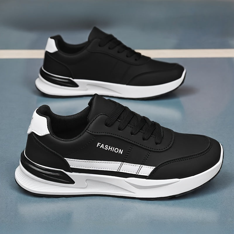 Men's Road Running Shoes, Large Size Men's Outdoor Hiking Shoes, Lace-up Walking Shoes, Training Shoes, Low-top Running Shoes, Trendy Skate Shoes, Student Casual Sneakers for Spring, Summer, Autumn, and All Seasons - ayq