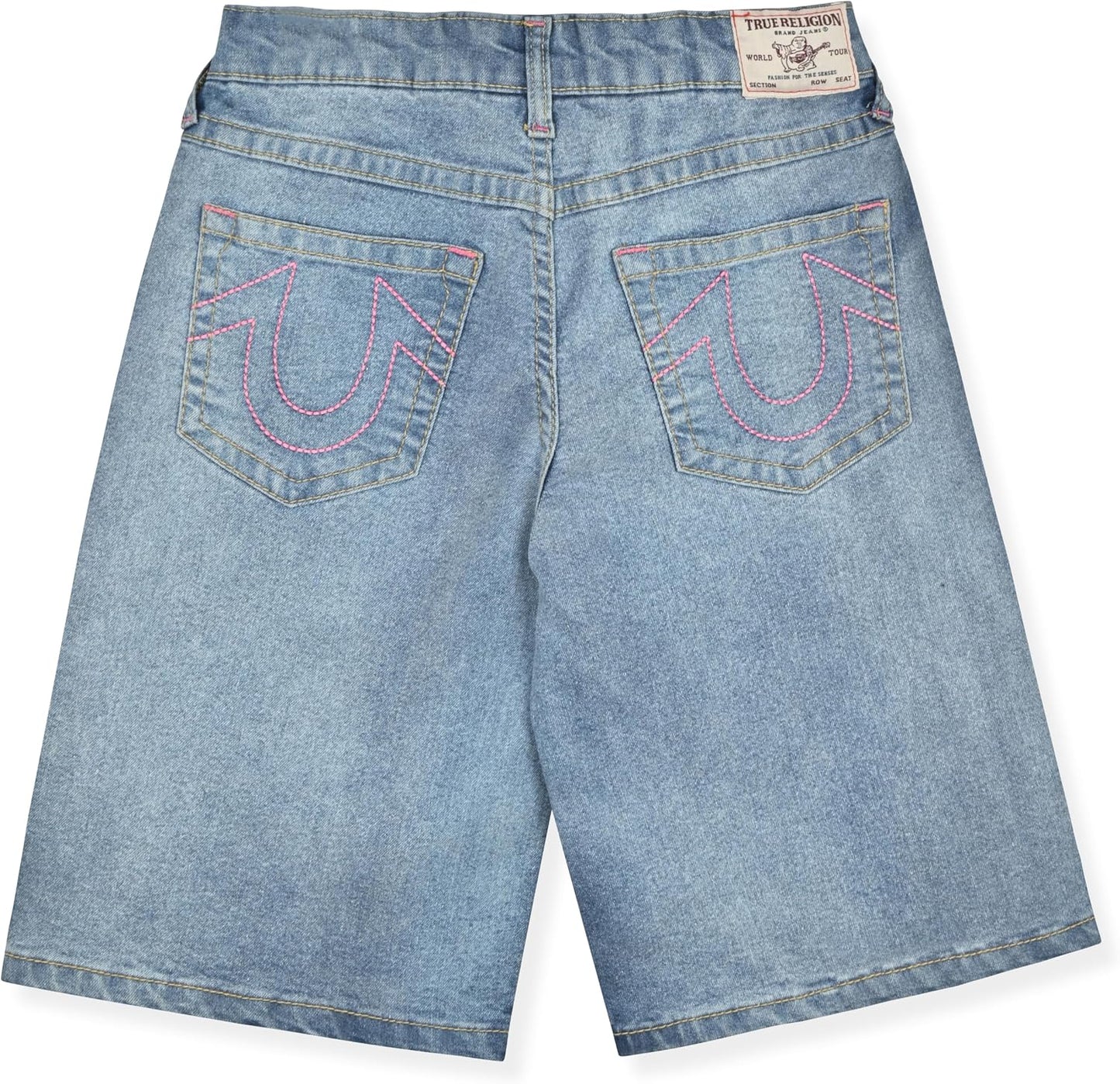 Girls Denim Shorts and Graphic Tee Set for Summer