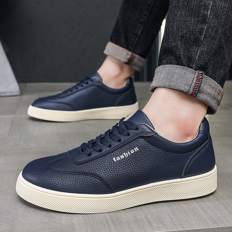 Men's Old Money Style Casual Sneakers with Rubber Sole