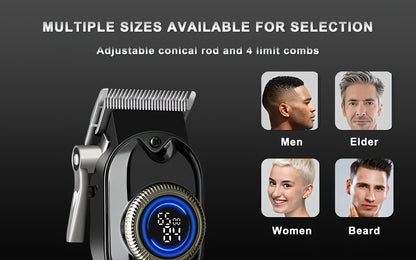 LQT 1pc/2pcs/3Ppcs Electric Hair Clipper Set/Designed for Men/Unique Graffiti Style/Men'S Grooming Kit/Beard Trimmer And Razor/Portable Home Hairdressing Tool/Men'S Gift/Father'S Day/Birthday Gift/Christmas Gift