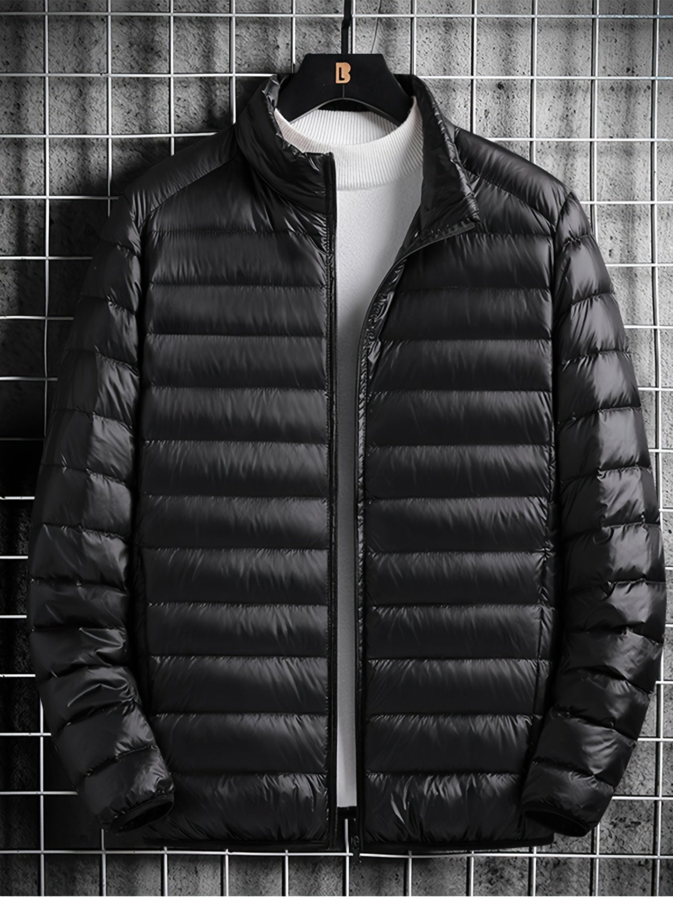 Spring, Autumn, And Winter Styles with a Stand Collar And Zipper Closure, Versatile Casual Lightweight Jacket for Men - ayq