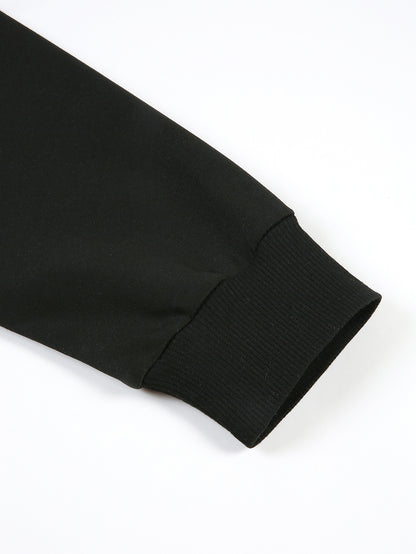 Men's Happy New Year 2026 Print Round Neck Sweater - Casual Long Sleeve Pullover with Chinese/English Lettering, Machine Washable Winter Sweaters for Parties, Daily Wear & New Year Gifts (Happy 2026 Design)