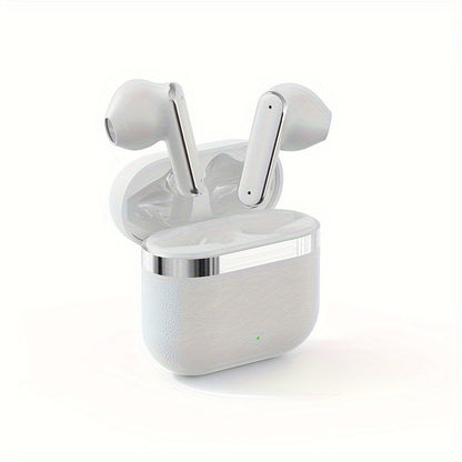 New Design True Wireless Music Semi In-Ear Headphones for Sports, Compact Earbuds Featuring TWS 9D HIFI Stereo Sound, HD Calling, And Dolby Stereo. Compatible with Android And Iphone for Music And Phone Calls.