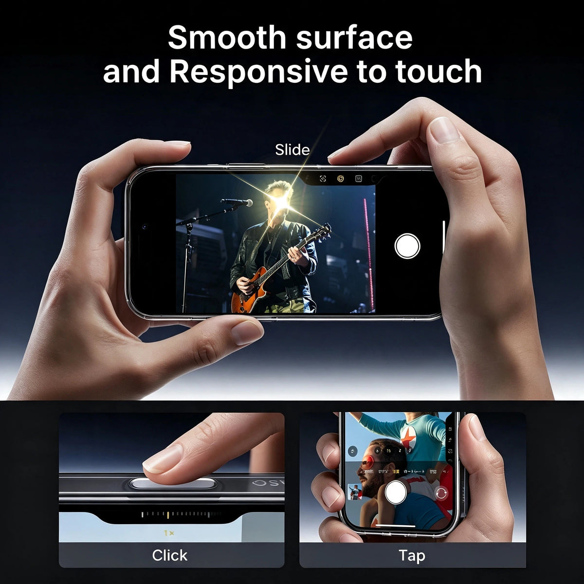 Clear Flexible TPE Phone Case for iPhone 17 Pro & 18 Pro Series