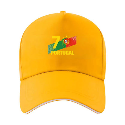 7 Portugal Emblem Sports Cap for Workouts and Jogging