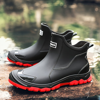 Unisex Lightweight Non-Slip PVC Outdoor Shoes for All Seasons
