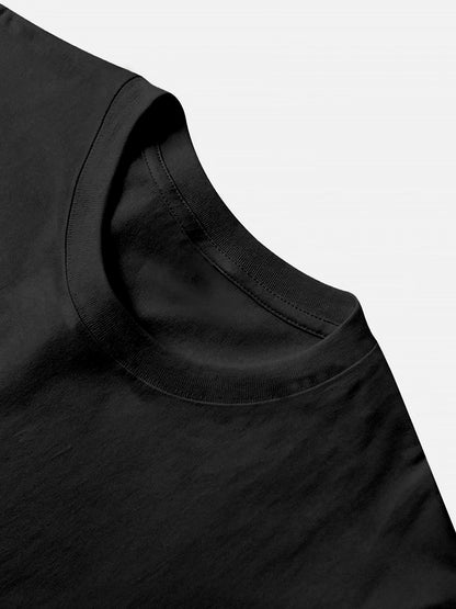 Women's Cotton Loose-Fit Crew Neck Short-Sleeve T-Shirt