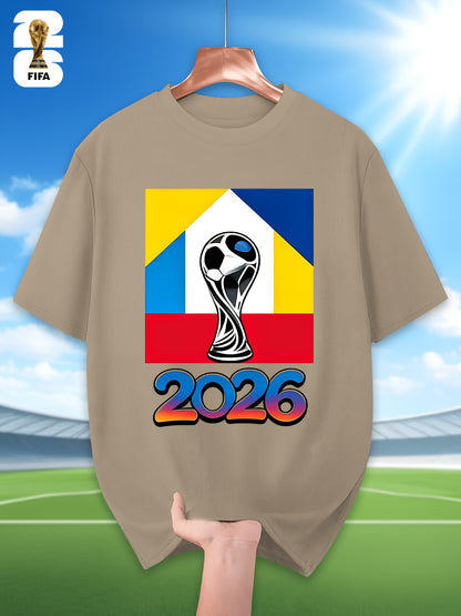 Men's FIFA 2026 Casual Crew Neck T-Shirt for Training & Running