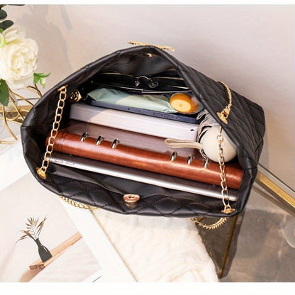 1 հատ կանացի մեծ տարողությամբ դույլ-պարկ - հաստ շղթայով ուսի պայուսակ՝ ճարմանդով փակվող, թևատակ/ցանց (ընտրեք), առօրյաից մինչև նորաձև պայուսակ՝ հարմար կանանց համար