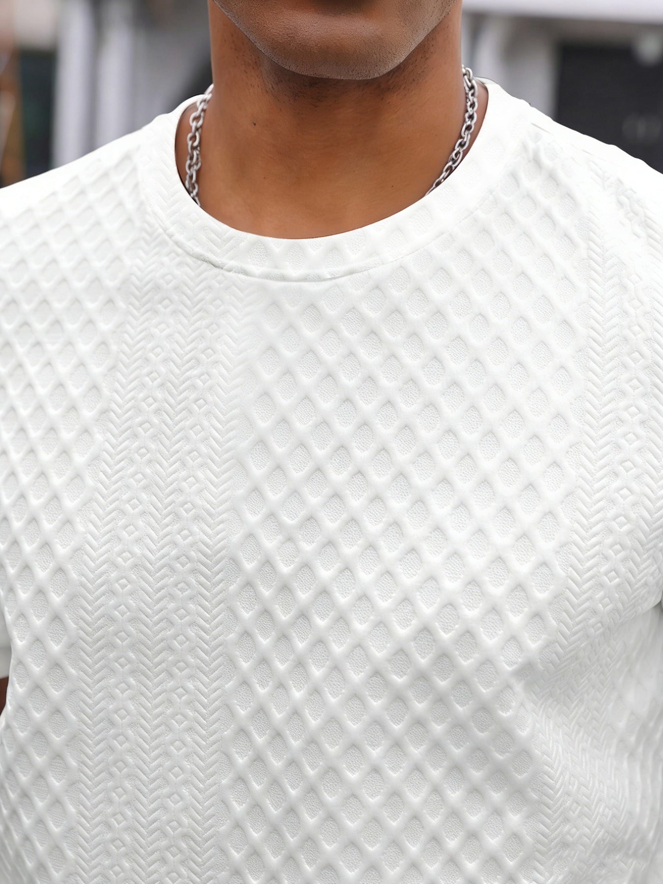 Fashionable and Simple Casual Short-sleeve T-shirt for Daily Commuting and Shopping, a Comfortable and Breathable Top for Men - ayq