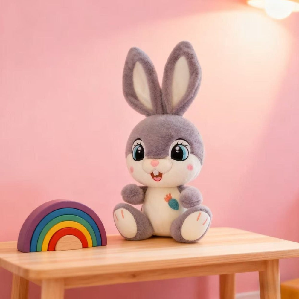 Հմայիչ և հաճելի փափուկ խաղալիքներ՝ ճագարների տեսքով՝ սահմանային նվերների համար, որոնք ներառում են մեծ աչքերով, սիրուն ճագարների տիկնիկներ, մուլտֆիլմային երկարականջ ճագարներ, որոնք կատարյալ են որպես ծննդյան և տոնական նվերներ աղջիկների համար։