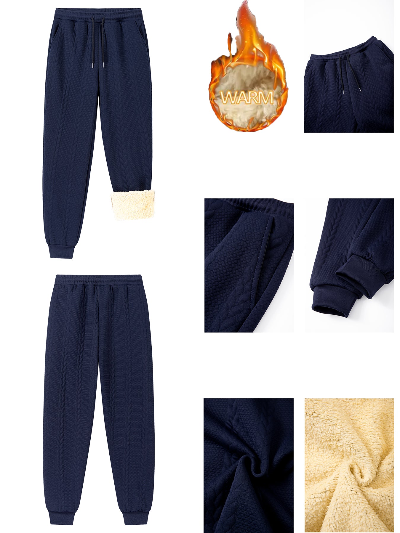 Տղամարդկանց ձմեռային նորաձևության երկմասանոց հավաքածու. Ժակարդե գլխարկով կարդիգան՝ աստառով և երկար տաբատ – իդեալական է աշնան և ձմռան համար, ձմեռային հագուստ տղամարդկանց համար