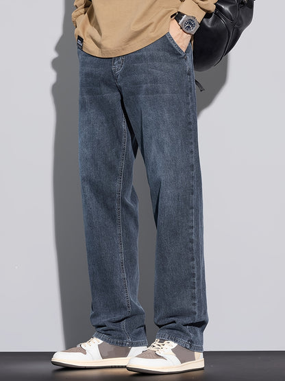 American Vintage Casual Loose Fit Jeans for Teen Boys