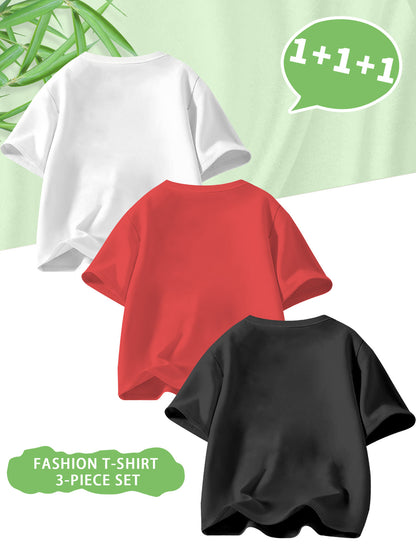Baby Boys' Casual Long Sleeve T-Shirts with Letter Prints, Spring/Summ