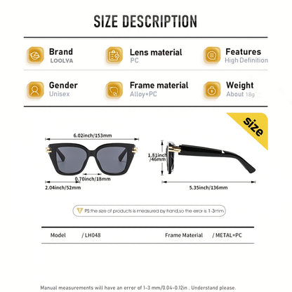 Unisex Retro Steampunk Glasses with White & Gold Accents
