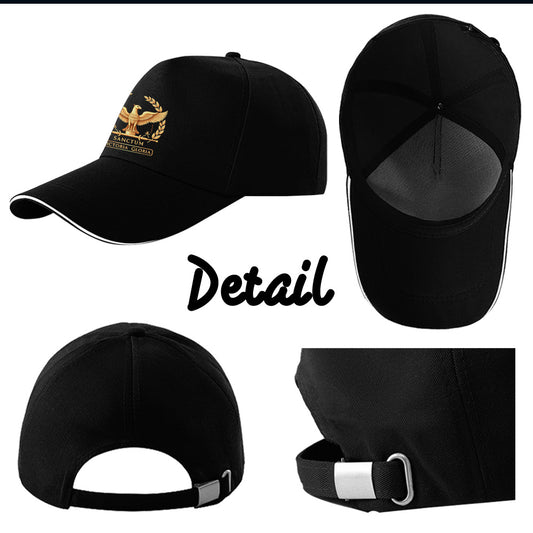 Unisex Lightweight Golden Eagle Baseball Cap with Adjustable Fit