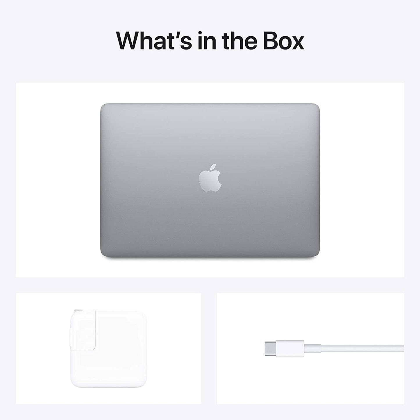 2020 Apple Macbook Air Laptop: Apple M1 Chip, 13” Retina Display, 8GB RAM, 256GB SSD Storage, Backlit Keyboard, Facetime HD Camera, Touch ID. Works with Iphone/Ipad; Space Gray