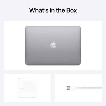 2020 Apple Macbook Air Laptop: Apple M1 Chip, 13” Retina Display, 8GB RAM, 256GB SSD Storage, Backlit Keyboard, Facetime HD Camera, Touch ID. Works with Iphone/Ipad; Space Gray