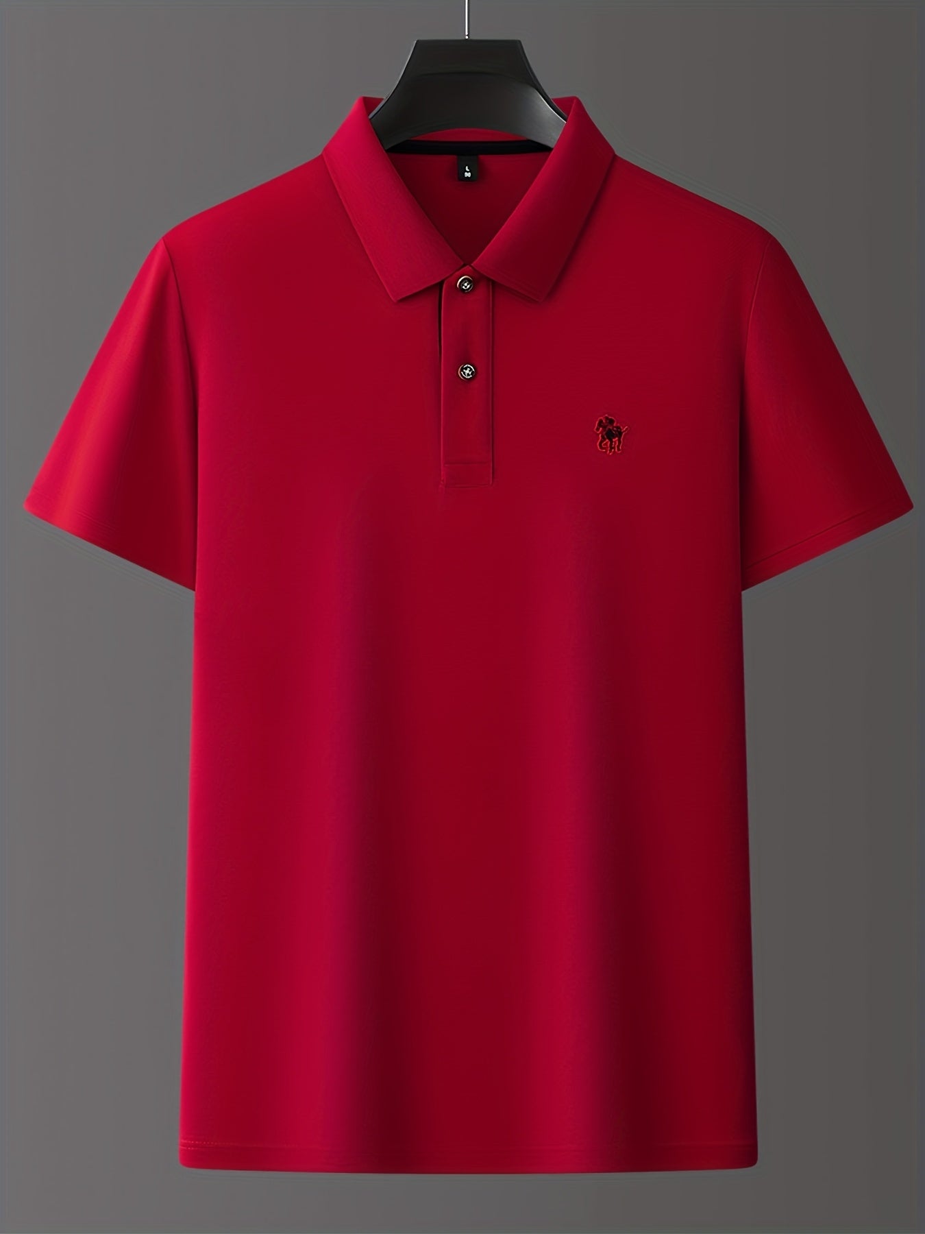 Men'S Stylish Short-Sleeve Polo Shirt Featuring a Contrasting Ribbed Collar And Exquisite, a Timeless And Versatile Choice - ayq