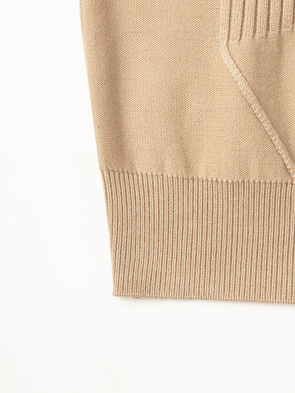 Men's Autumn/Winter High-Neck Sweater, Men's Winter High-Neck Pullover Knit Sweater, Men's Winter Clothing, Men's Sweater, Christmas Sweater, Men's Christmas Sweater, Winter Men's Apparel, New Year's Apparel, Men's Christmas