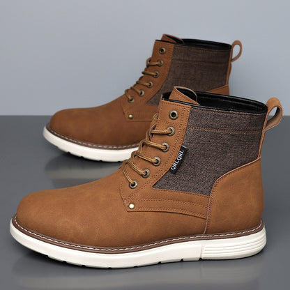 Men's British Style Soft Sole Business Casual Leather Boots