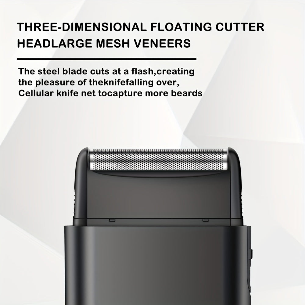 1pc/4pcs Men'S Grooming Kit, Hair Clipper, Electric Shaver, Nose Trimmer, Beard Trimmer, USB Rechargeable Multi-Functional Haircutting Set, Perfect for Beard and Hair Trimming, Travel Essentials, Father'S Day Gift