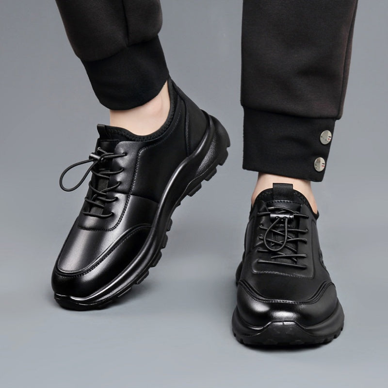 Casual Low-Top Dad Sneakers with Durable PU Sole