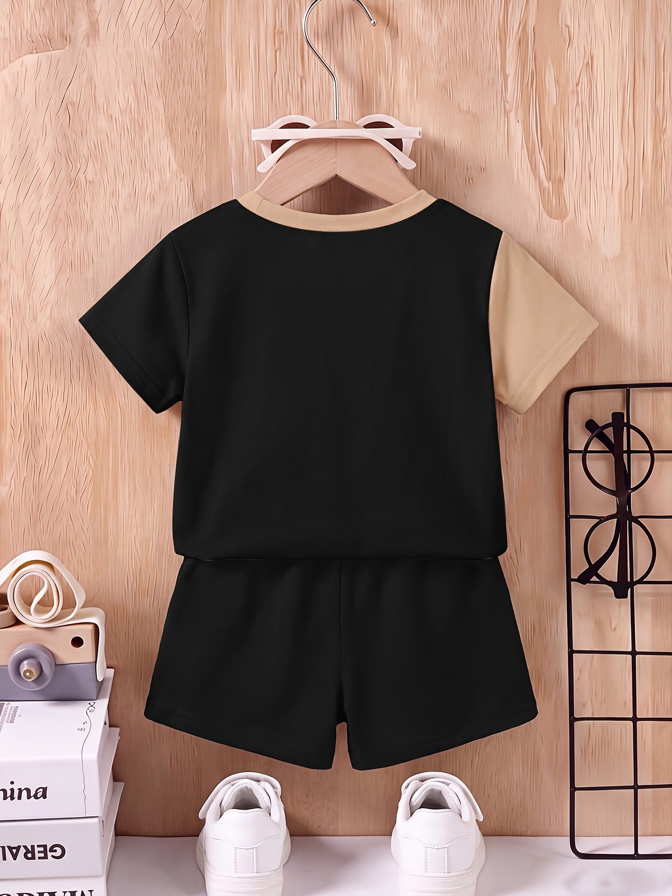 Summer Boys' Sporty Color-Block T-Shirt & Shorts Set