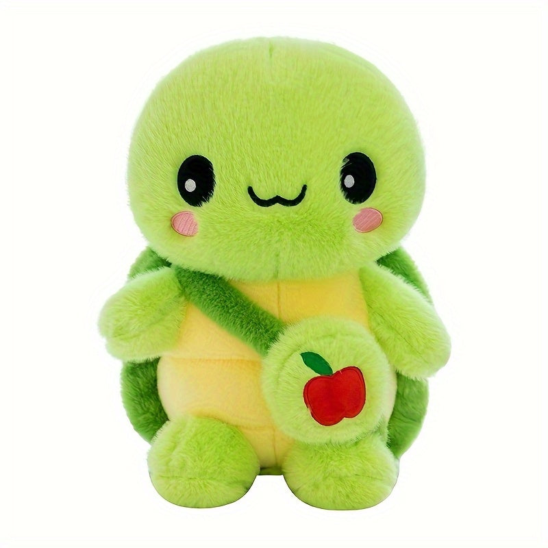Soft Green Turtle Plush Toy - Cute Cartoon Turtle Doll, Perfect Birthday Gift, Birthday Present, Birthday Party Decor, Birthday Gift for Her, Birthday Gift for Him