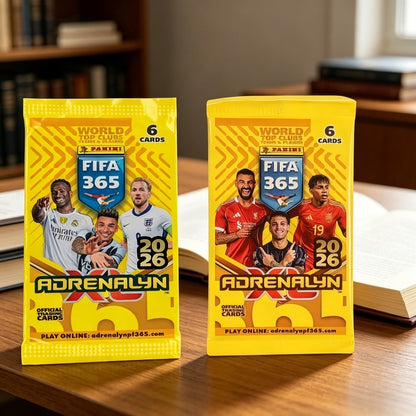 2026 Panini FIFA365 Adrenalyn XL ֆուտբոլային քարտերի փաթեթ