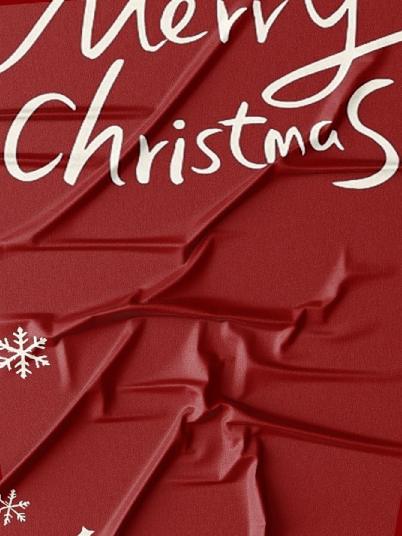 Men'S Christmas 3D Print Long Sleeve T-Shirt - Red & Snowflake & Merry Christmas Lettering, Round Neck Winter Warmth, Casual Holiday Party Outfit, Christmas T Shirt, Seasonal Clothing, Festive Design, Comfortable Fit, Holiday