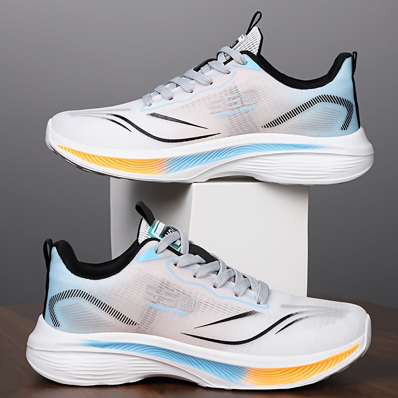 Men's Shoes Spring Summer Mesh Breathable Super Light Casual Sneaker, Men's Soft Sole Anti-skid Shock Absorption Student Running Sneaker-plus Size Tennis Casual Walking Fitness Hiking Shoes-perfect Sneaker for Outdoor Adventu - ayq
