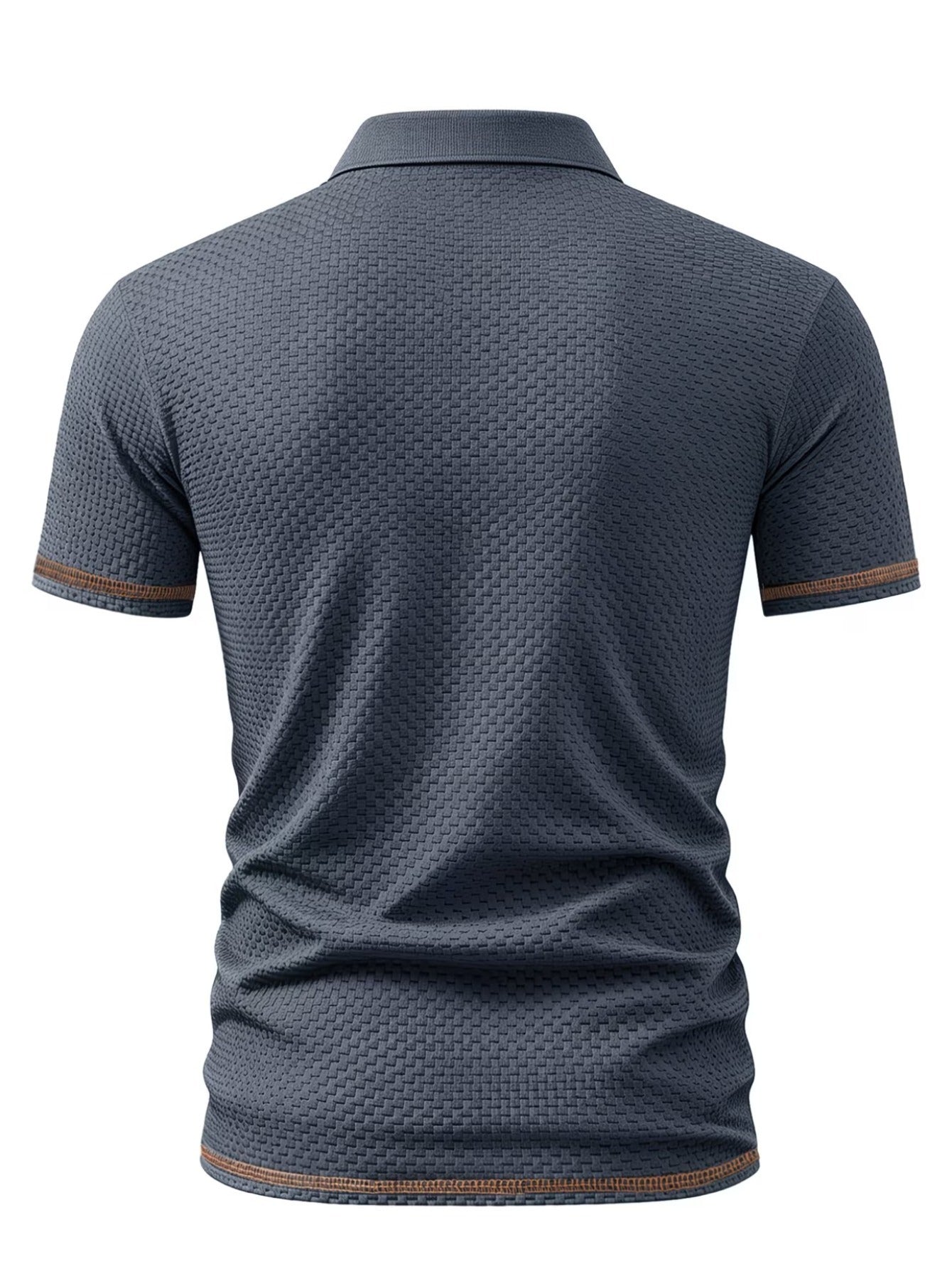 Youth Polo Shirt for Teens - Sporty Geometric Print, Summer Breathable