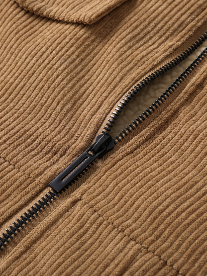 Տղամարդու ամուր ջերմային բաճկոն - քամուց պաշտպանող և բարձրորակ ձմեռային վերարկու՝ կայծակաճարմանդով, բազմագրպան դիզայնով, չձգվող գործվածքով - ցուրտ եղանակի վերնազգեստ ամենօրյա օգտագործման համար, հաստ, քամուց պաշտպանող բաճկոն, առօրյա վերնազգեստ, դիմացկուն