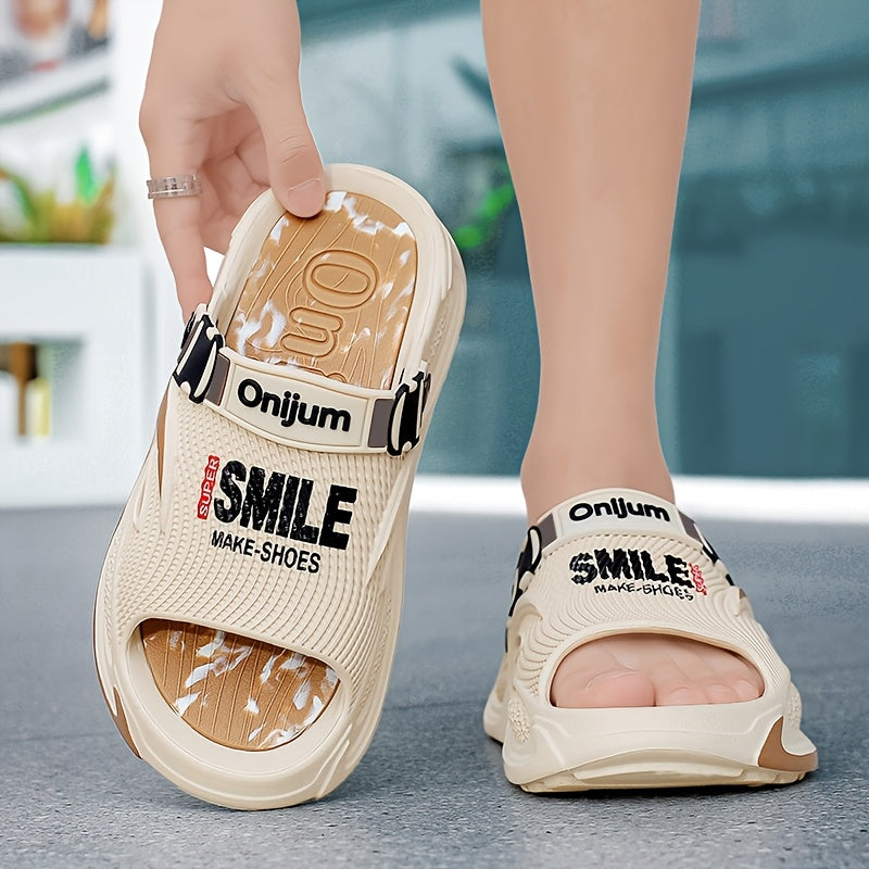 Men's Summer EVA Slides, Lightweight Breathable Casual Sandals