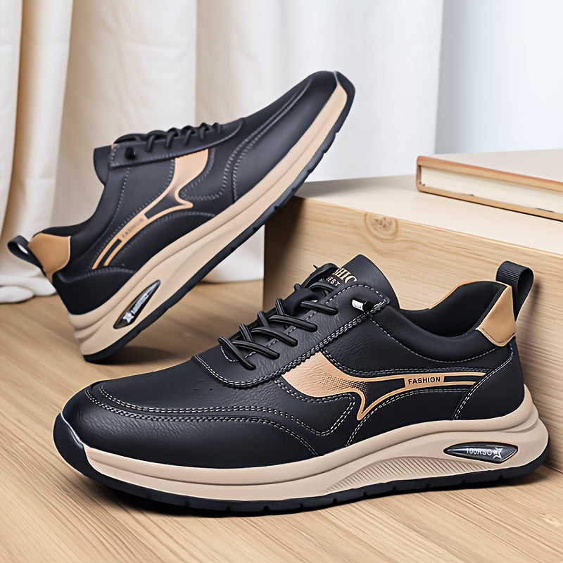 Men's Business Casual Oxford Shoes, Lace-Up, All-Season Comfort