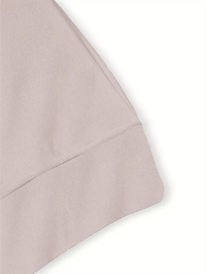 Կանացի էլեգանտ տառերով տպագիր գլխարկով սվիտեր - հաստ բրդյա աստառով երկար զգեստ՝ ոսկեգույն գրվածքով և ոսկեգույն գրվածքով, առջևի կայծակաճարմանդով փակվող, բոլոր եղանակների համար նախատեսված առօրյա էլեգանտ սվիտեր, գեղեցիկ վերնաշապիկ