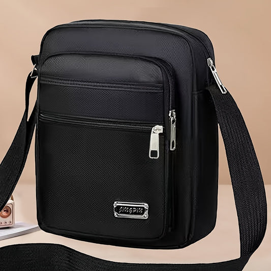 Waterproof Oxford Cloth Bag with Multiple Pockets, Business Cash Register Bag for Men, Shoulder Crossbody Bag for Both Genders, Business Wallet.